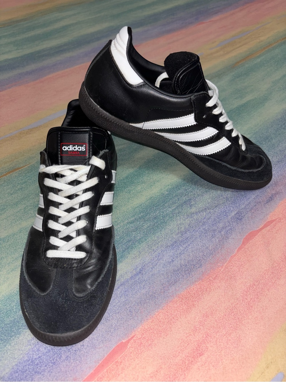 Adidas Samba OG Leather sneakers black white shoes men’s 8.5 / women’s 9.5 - Picture 4 of 9